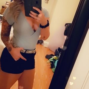 Powder blue bodysuit